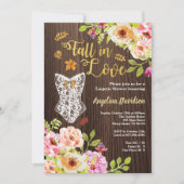 Invitation à la douche de lingerie de coup de foud (Devant)