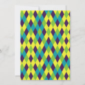 Invitation à la douche de Mardi Gras Couple (Dos)