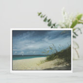 Invitation à la douche de mariage de plage (Debout devant)