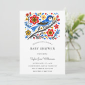 Invitation à la douche de nid d'oiseau floral de l (Debout devant)