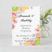 INVITATION À LA DOUCHE DE PONT DE CITRUS (Debout devant)