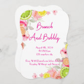 INVITATION À LA DOUCHE DE PONT DE CITRUS (Devant / Derrière)