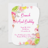 INVITATION À LA DOUCHE DE PONT DE CITRUS (Devant)