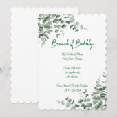 INVITATION À LA DOUCHE DE PONT EUCALYPTUS (Devant / Derrière)