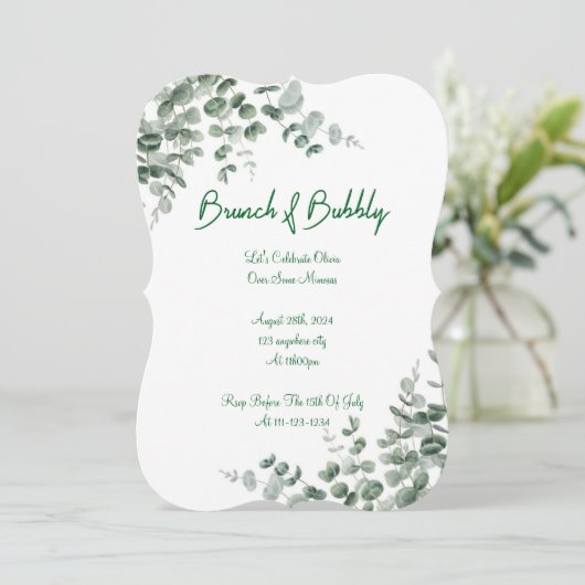 INVITATION À LA DOUCHE DE PONT EUCALYPTUS (Debout devant)