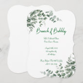 INVITATION À LA DOUCHE DE PONT EUCALYPTUS (Devant / Derrière)