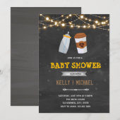 Invitation à la douche de préparation du café (Devant / Derrière)