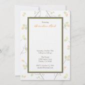 Invitation à la douche de transport pour bébés Cit (Dos)