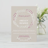 Invitation à la douche de Woodland Rustic (Debout devant)