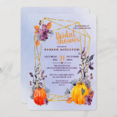 Invitation à la douche d'Halloween (Devant / Derrière)