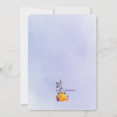 Invitation à la douche d'Halloween (Dos)