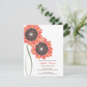 Invitation à la douche du tournesol/soirée (Debout devant)