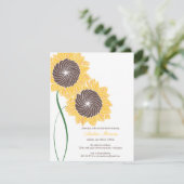 Invitation à la douche du tournesol/soirée (Debout devant)