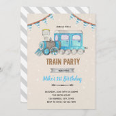 Invitation à la douche du train bleu (Devant / Derrière)