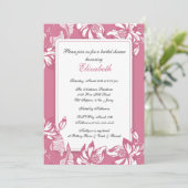 Invitation à la douche en fleurs de Honeysuckle (Debout devant)