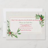 Invitation à la douche Holly Frame (Devant)