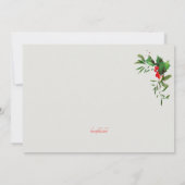 Invitation à la douche Holly Frame (Dos)