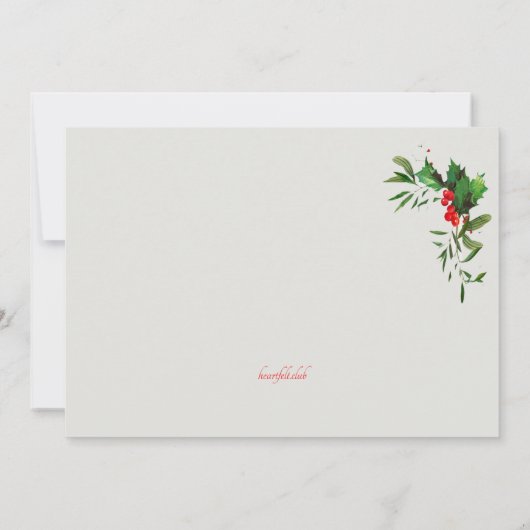 Invitation à la douche Holly Frame (Dos)