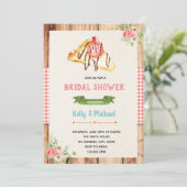 Invitation à la douche nuptiale (Debout devant)