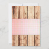 Invitation à la douche nuptiale (Dos)