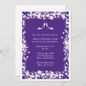 Invitation à la douche nuptiale (Devant / Derrière)