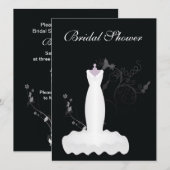 Invitation à la douche nuptiale (Devant / Derrière)