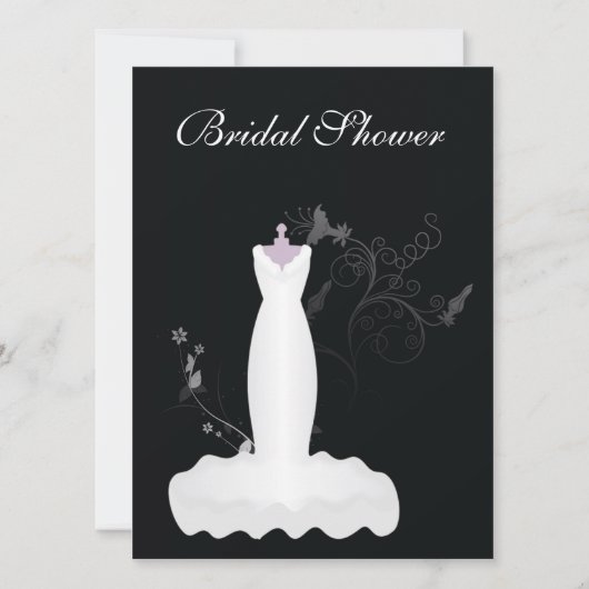 Invitation à la douche nuptiale (Devant)