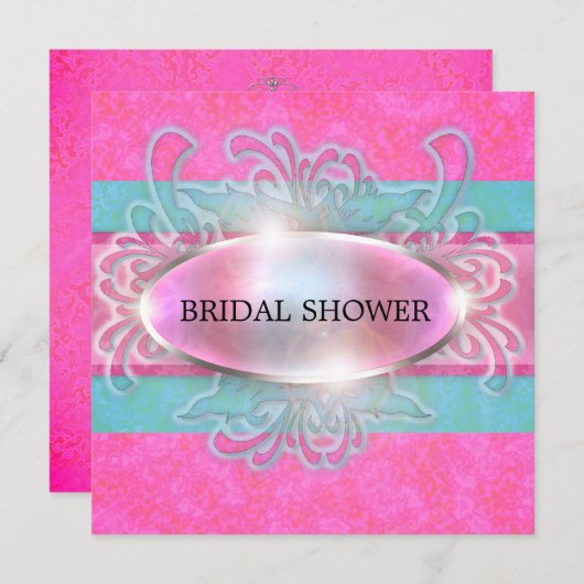 Invitation à la douche nuptiale (Devant / Derrière)