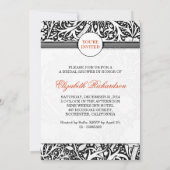 invitation à la douche nuptiale (Dos)