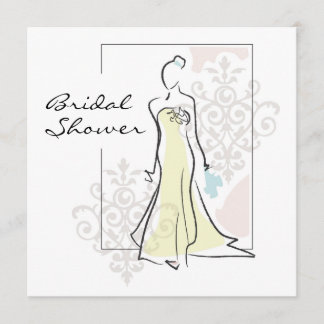 Invitation à la douche nuptiale