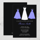 Invitation à la douche nuptiale (Devant / Derrière)