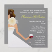 Invitation à la douche nuptiale (Devant / Derrière)