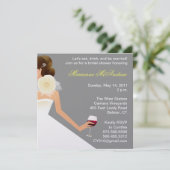 Invitation à la douche nuptiale (Debout devant)