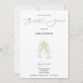 Invitation à la douche nuptiale (Devant)