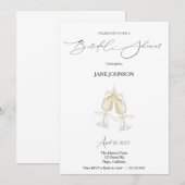 Invitation à la douche nuptiale (Devant / Derrière)