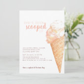 Invitation à la douche nuptiale (Debout devant)