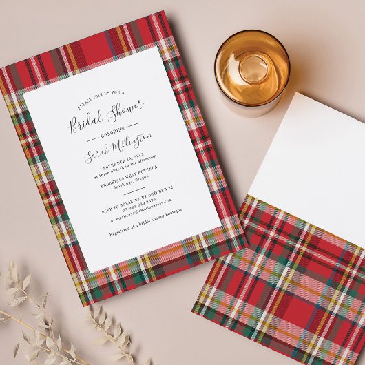 Invitation à la douche nuptiale