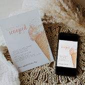 Invitation à la douche nuptiale