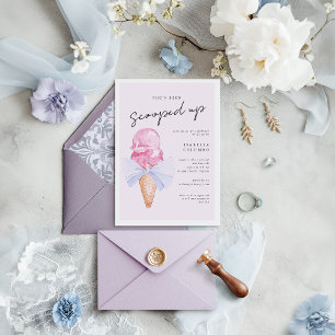 Invitation à la douche nuptiale