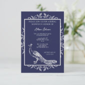 Invitation à la douche nuptiale (Debout devant)