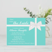 Invitation à la douche nuptiale (Debout devant)