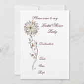 Invitation à la douche nuptiale (Dos)