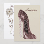 Invitation à la douche nuptiale (Devant / Derrière)