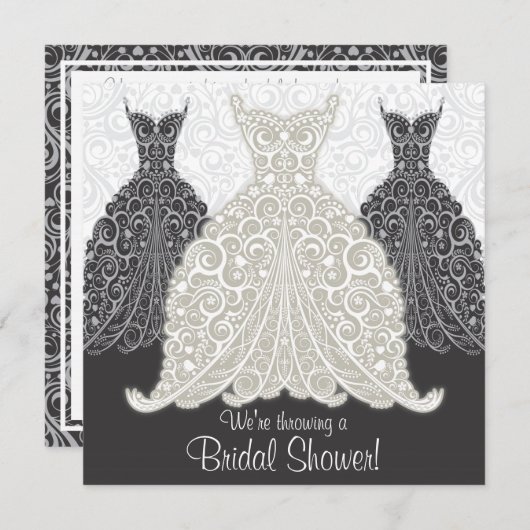 Invitation à la douche nuptiale (Devant / Derrière)