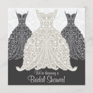 Invitation à la douche nuptiale