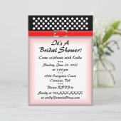 Invitation à la douche nuptiale (Debout devant)