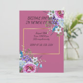 invitation à la douche nuptiale (Debout devant)