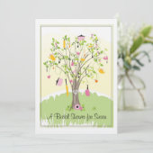 Invitation à la douche nuptiale (Debout devant)