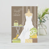 Invitation à la douche nuptiale (Debout devant)