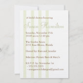Invitation à la douche nuptiale (Dos)